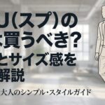 失敗しない大人のシンプル服選びを徹底解説した表紙